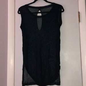 Swim suit cover-up. Black one size fits most EUC